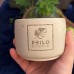 Cement pure soy candles with wooden wicks, skin safe scents